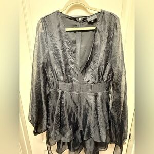 Vici Charcoal Long Sleeve Dress